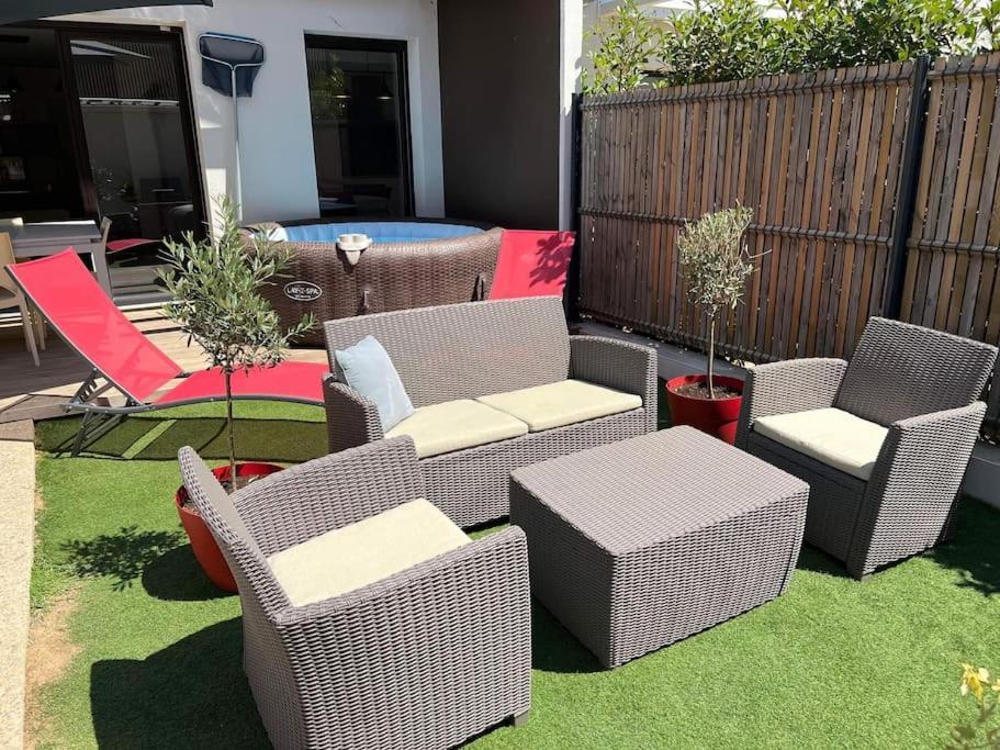 Maison 100M2 - Jaccuzzi, Jardin, 10 Min Plages Saint-Jean-de-Vedas Bagian luar foto